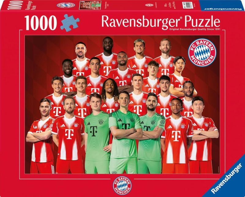 Ravensburger puzzle FC Bayern Mnichov 1000 dílků