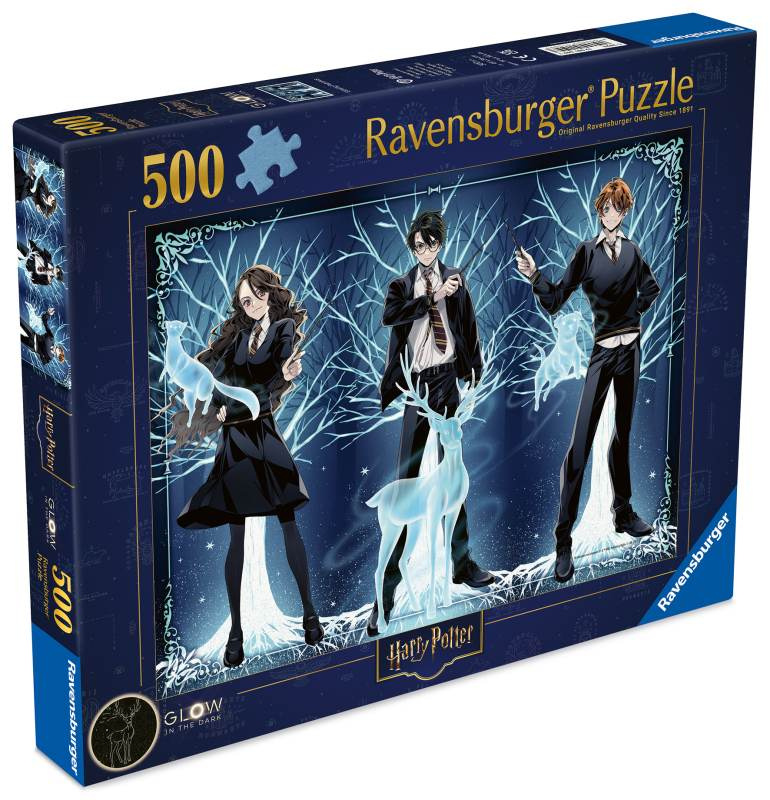 Ravensburger 01509 puzzle glow in the dark harry potter 500 dílků