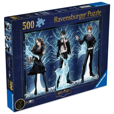 Ravensburger 01509 puzzle glow in the dark harry potter 500 dílků