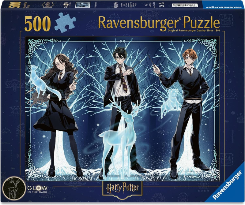 Ravensburger 01509 puzzle glow in the dark harry potter 500 dílků