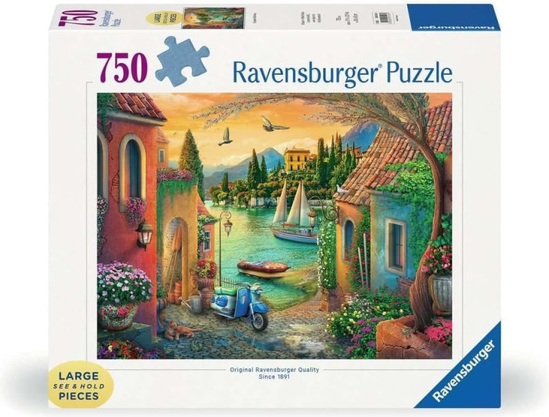 Puzzle Ravensburger 750 větších dílků Vily u moře