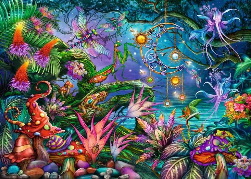 Puzzle Barevná fantazie 1000 dílků Ravensburger