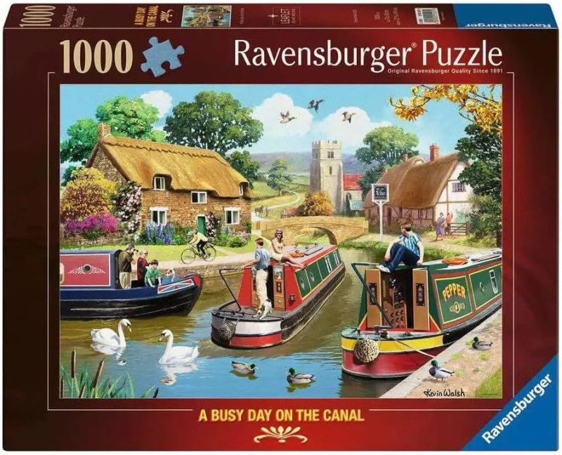 Ravensburger puzzle Poklidná plavba 1000 dílků
