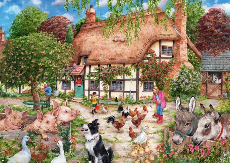 Ravensburger Puzzle Domeček na venkově 1000 dílků