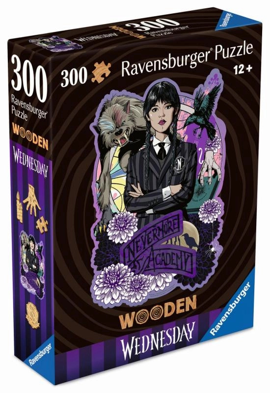 Ravensburger Dřevěné puzzle Wednesday 300 dílků