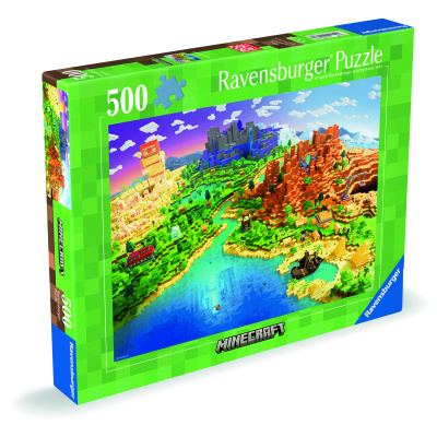 Puzzle Minecraft 500 dílků od Ravensburger
