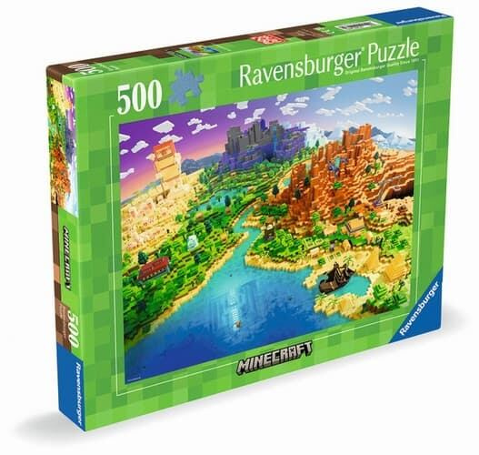 Puzzle Minecraft 500 dílků od Ravensburger