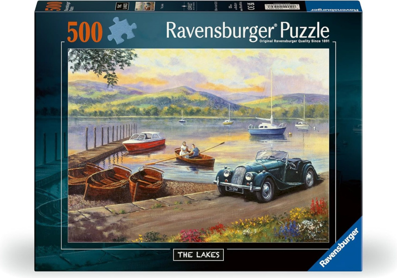 Puzzle Objevování Krás Jezer 500 Dílku