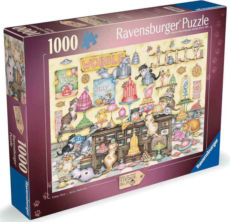 Ravensburger puzzle Kočičí krámek 1000 dílků
