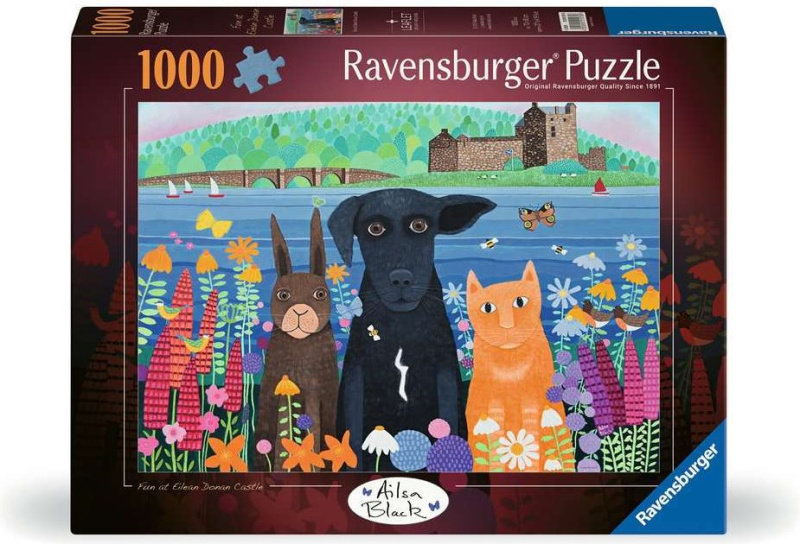 Puzzle RAVENSBURGER zvířecí kamarádi 1000 dílků