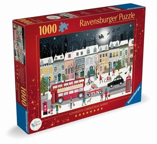 Ravensburger Vánoční duch Londýna Puzzle 1000 dílků