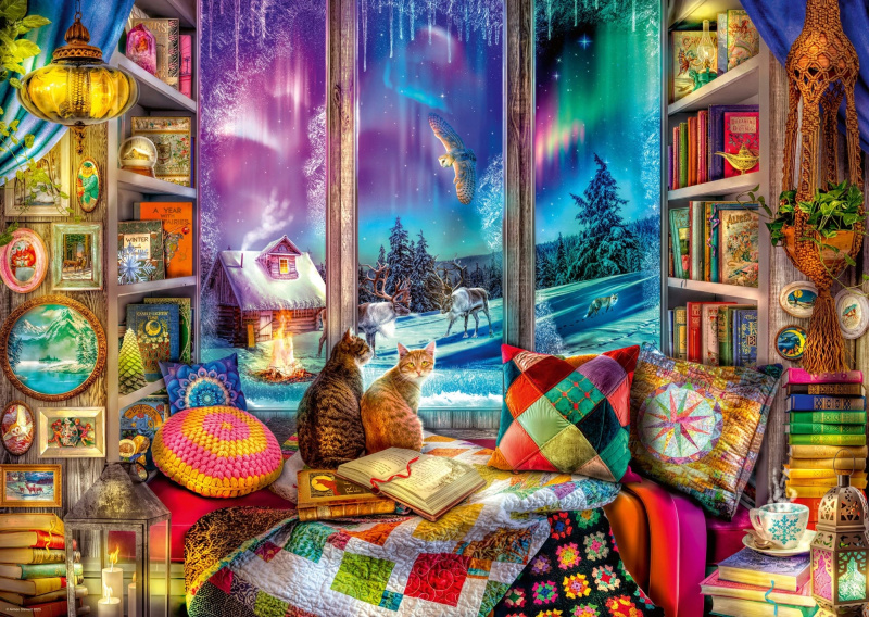 Ravensburger puzzle Únik do magického světa 1000 dílků