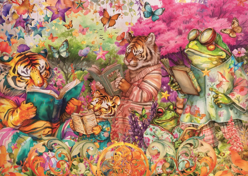 Puzzle Knižní klub 1000 dílků Ravensburger