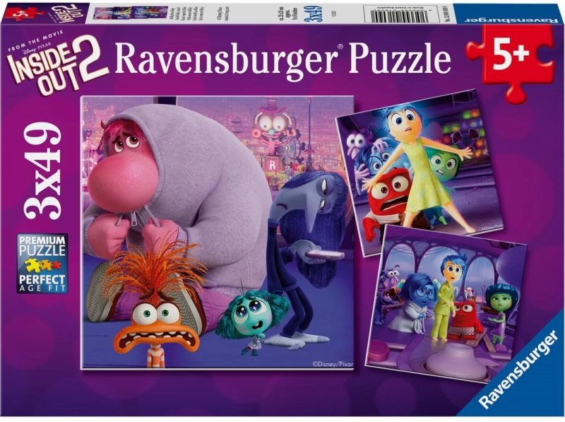 Ravensburger V hlavě 2, 3x49 dílků