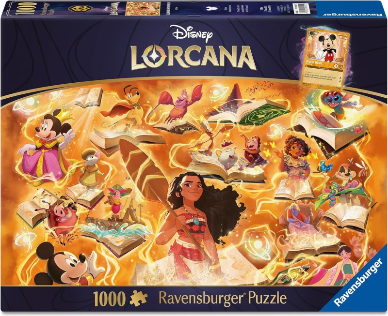 Ravensburger puzzle Disney Lorcana Glimmers of the Realm Jantar 1000 dílků