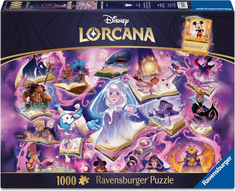 Ravensburger puzzle Disney Lorcana Glimmers of the Realm: Ametyst 1000 dílků
