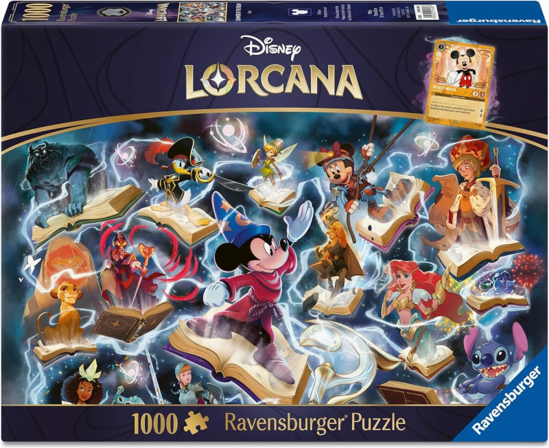 Ravensburger puzzle Disney Lorcana: Glimmers of the Realm Ocel 1000 dílků