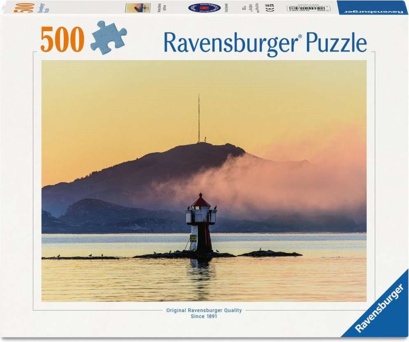 Puzzle Ravensburger 500 dílků Maják Gofarnes, Norsko
