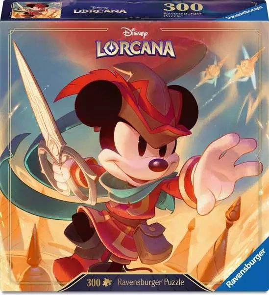 Ravensburger puzzle Disney Lorcana: Mickey Mouse – odvážný krejčík, 300 dílků