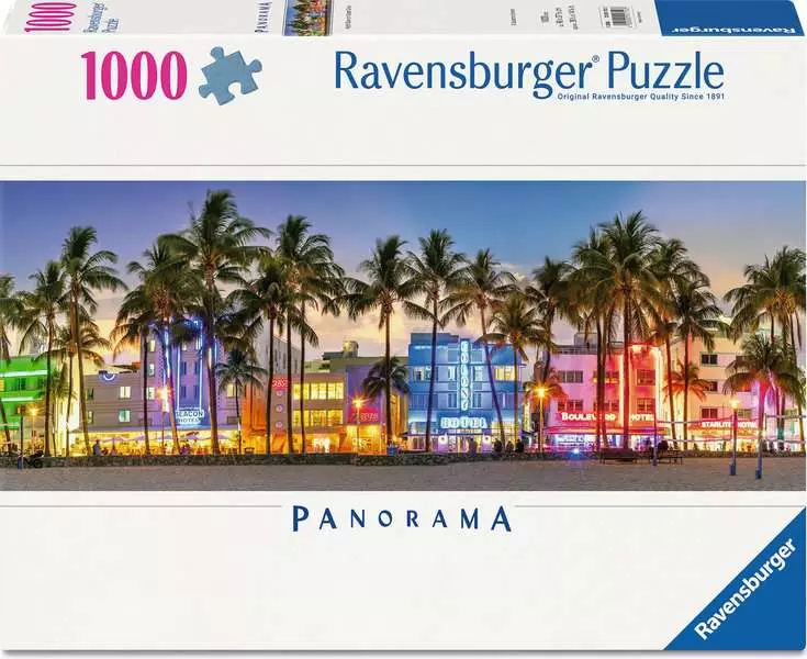 RAVENSBURGER panoramatické puzzle Ocean Drive 1000 dílků