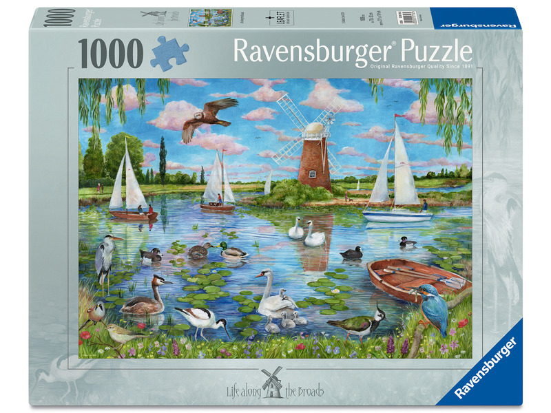 Ravensburger puzzle Tajemství života v Anglii 1000 dílků