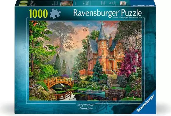 Ravensburger puzzle Pozoruhodný terakotový dům 1000 dílků