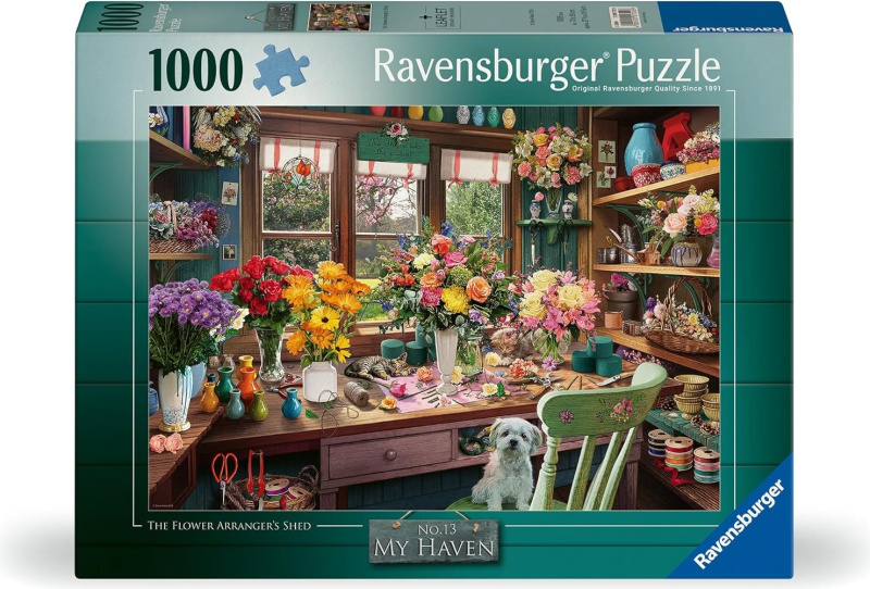 Puzzle RAVENSBURGER Květinové kouzlení 1000 dílků