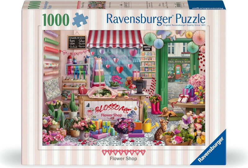 Puzzle Květinový obchůdek 1000 dílků RAVENSBURGER