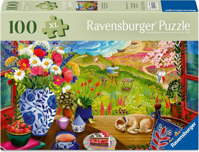 Ravensburger puzzle Výhled do přírody XL 100 dílků