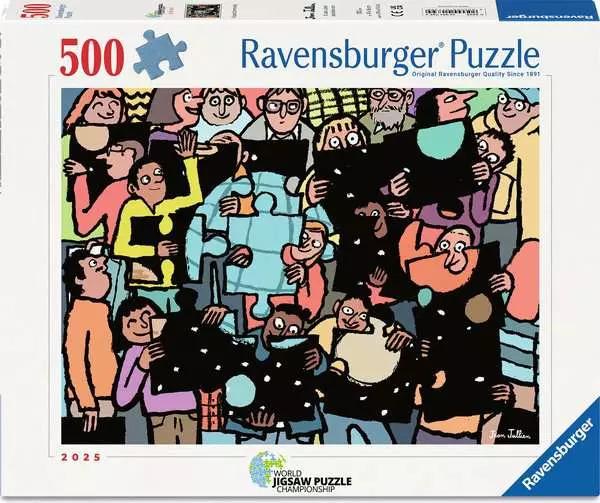 Ravensburger puzzle Milovníci skládání 500 dílků