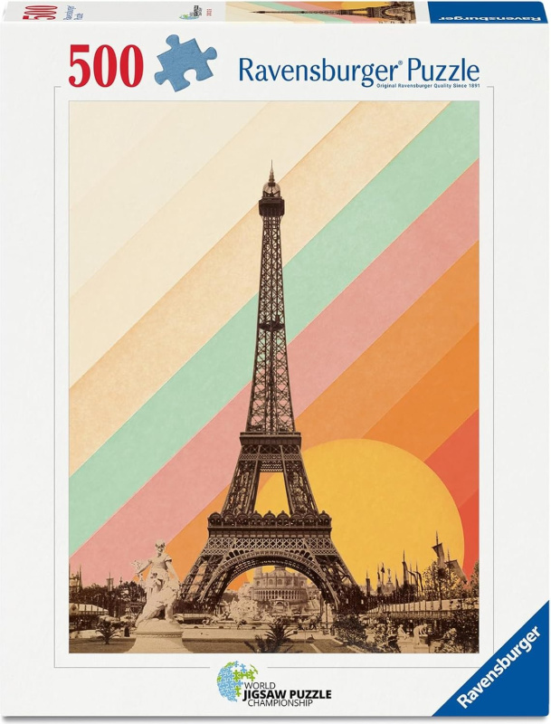 Ravensburger puzzle duha nad Paříží 500 dílků