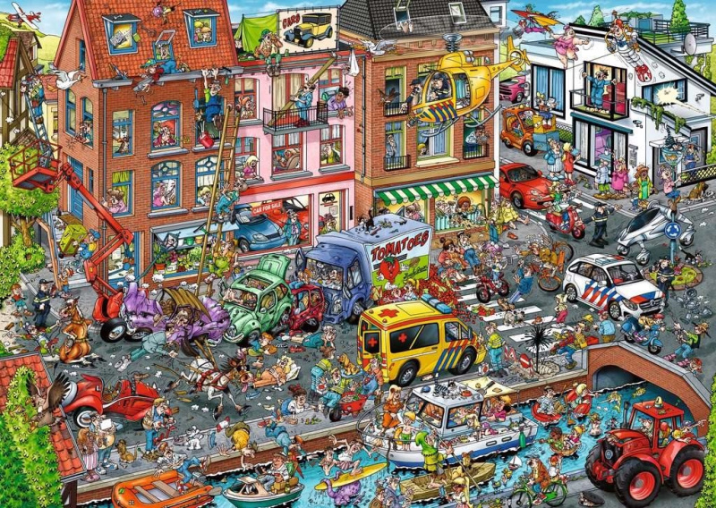 Puzzle Ravensburger Ray's Comic – moderní doba, 1000 dílků