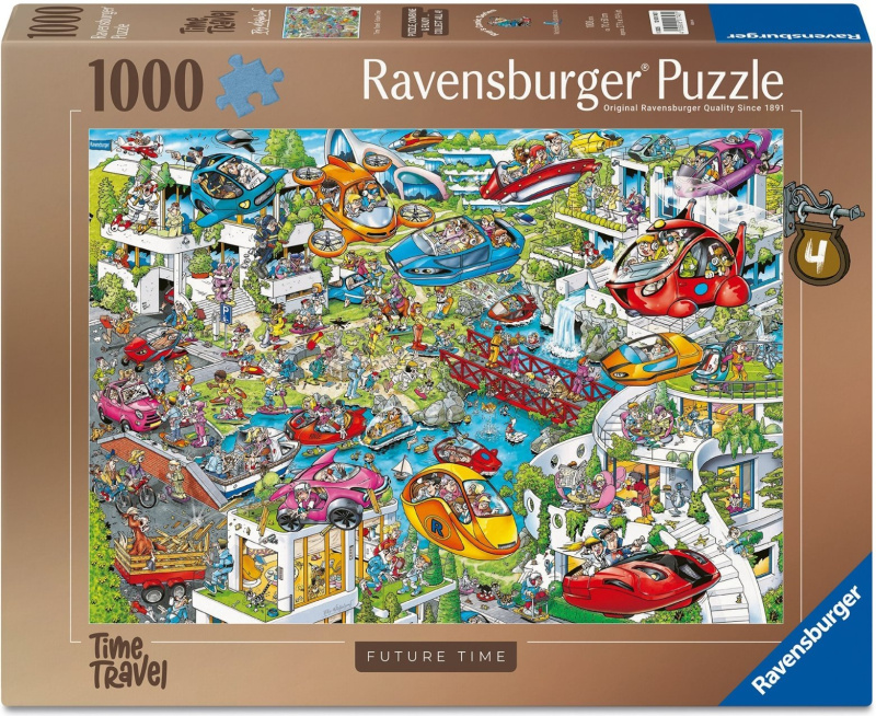Puzzle RAVENSBURGER Ray’s Comic – Budoucnost, 1000 dílků