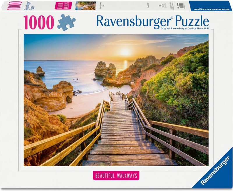 Ravensburger puzzle Schodiště na pláž Camilo, Algarve 1000 dílků