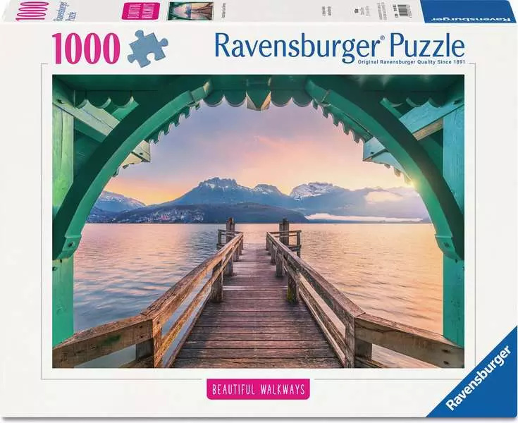 Puzzle RAVENSBURGER Jezero Annecy 1000 dílků