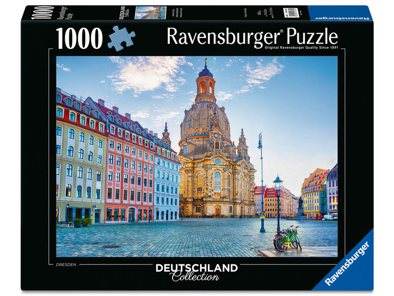 Puzzle Ravensburger 1000 dílků Německo: Drážďany v ranním světle