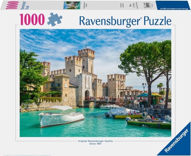 Puzzle Ravensburger 1000 dílků Lago di Garda, Itálie