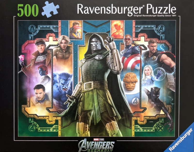 Puzzle Ravensburger 500 dílků Avengers: Doomsday
