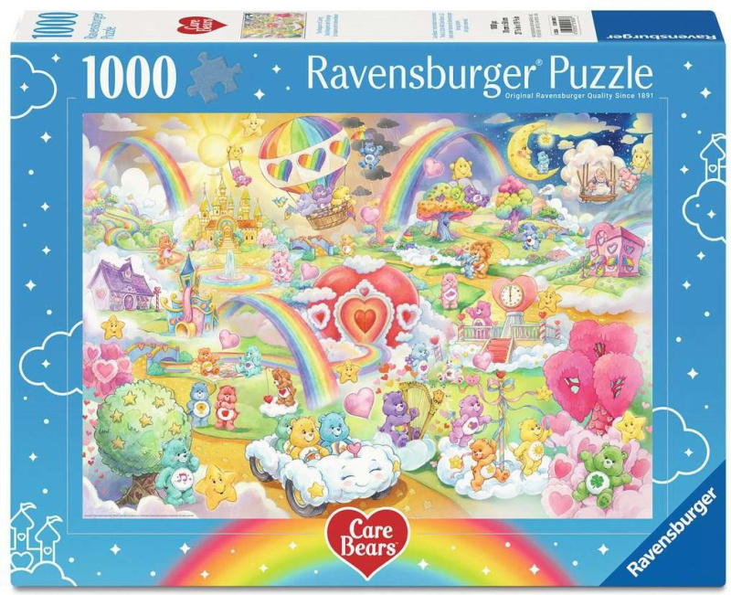 Puzzle Ravensburger 1000 dílků Starostliví medvídci: Království péče