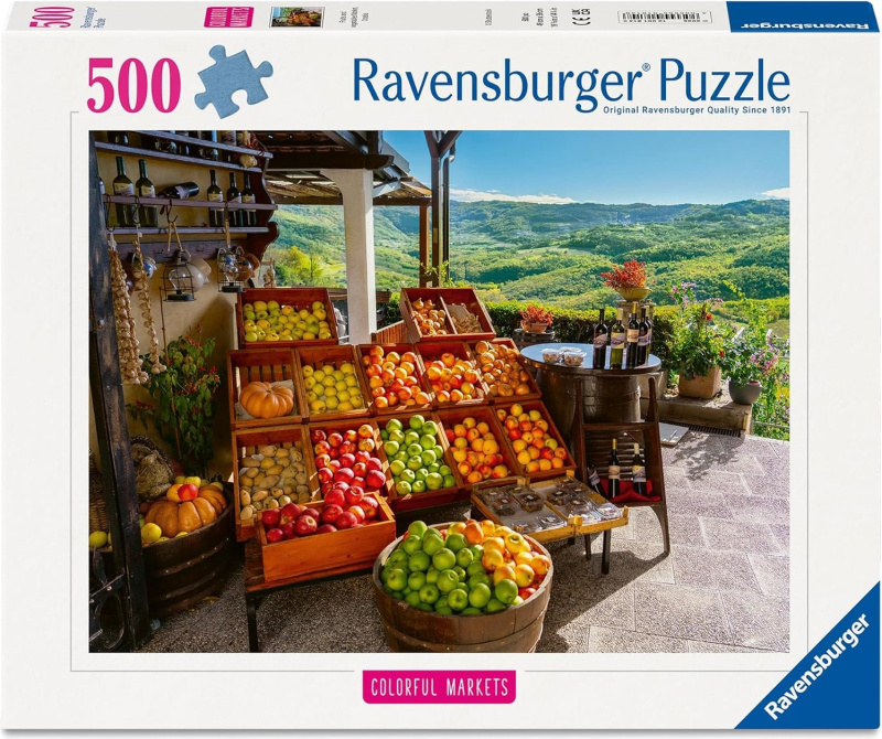 Ravensburger puzzle Chorvatské tržiště 500 dílků