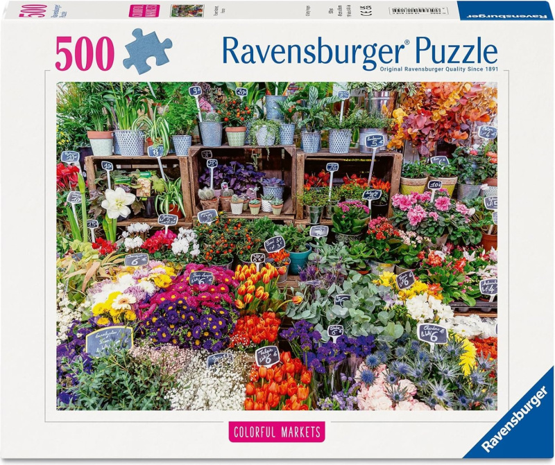 Ravensburger puzzle Francouzské tržiště 500 dílků