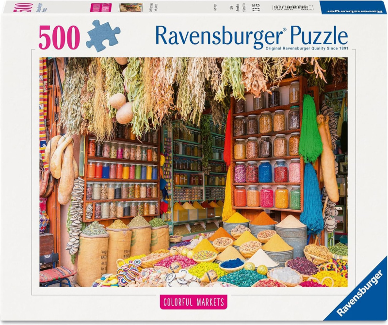 Puzzle Marocké tržiště 500 dílků RAVENSBURGER