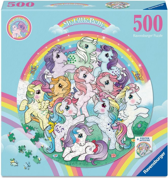 Ravensburger Kulaté puzzle My Little Pony 500 dílků