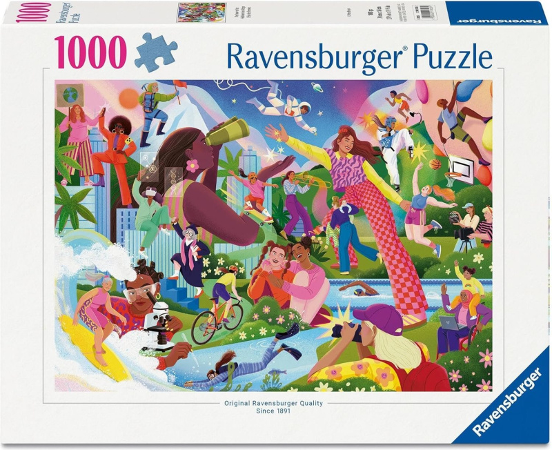Puzzle Ravensburger 1000 dílků Hrdinky všedního dne