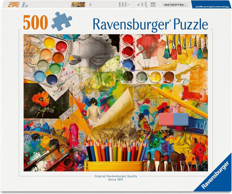 RAVENSBURGER puzzle Umělecký ateliér 500 dílků