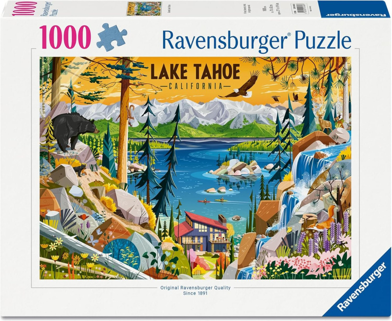 Ravensburger puzzle Průzračné jezero Tahoe 1000 dílků