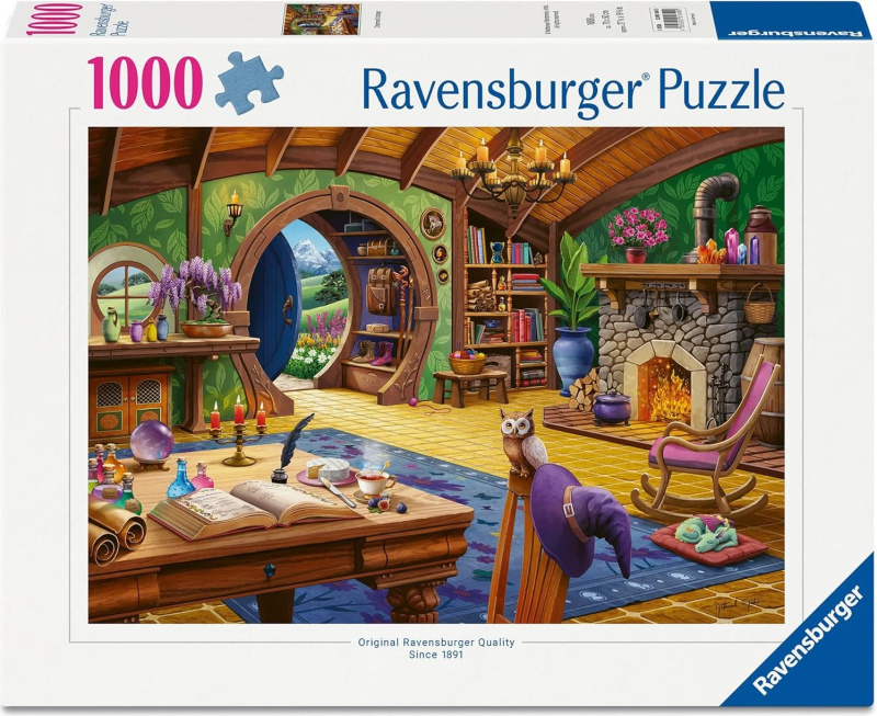 Ravensburger puzzle Útulná kouzelnická chaloupka 1000 dílků