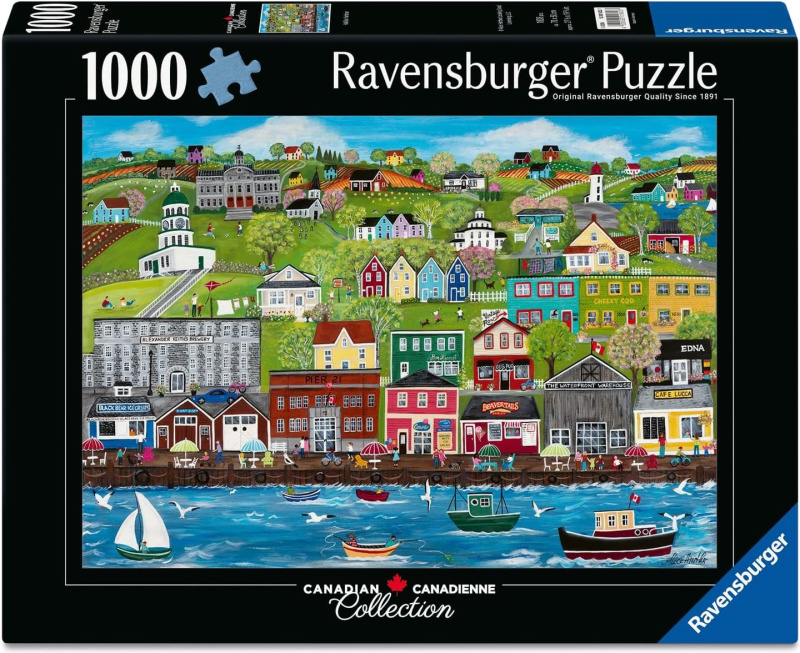 Puzzle Ravensburger 1000 dílků Kanada: Přístav Halifax