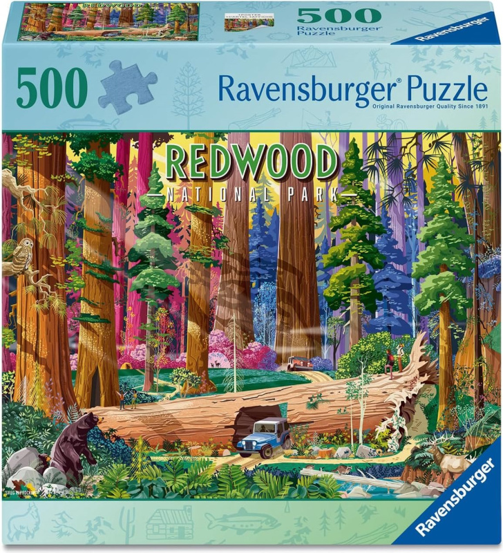 Ravensburger puzzle National Park: Redwood 500 dílků
