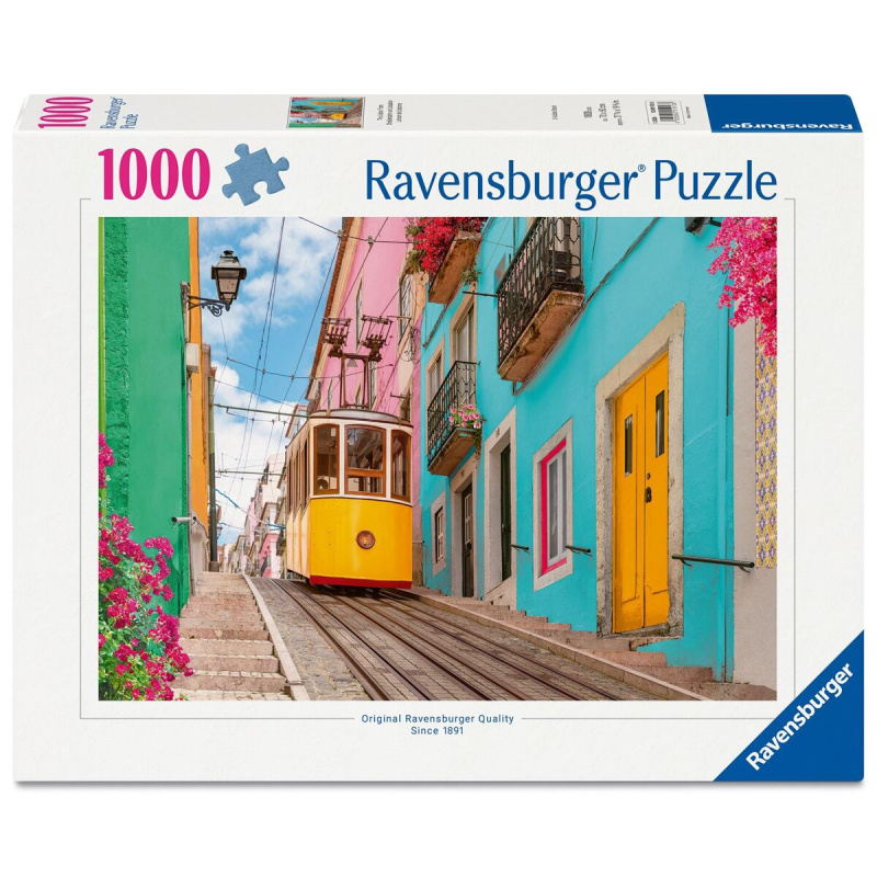 Ravensburger puzzle Tramvajová síť 1000 dílků